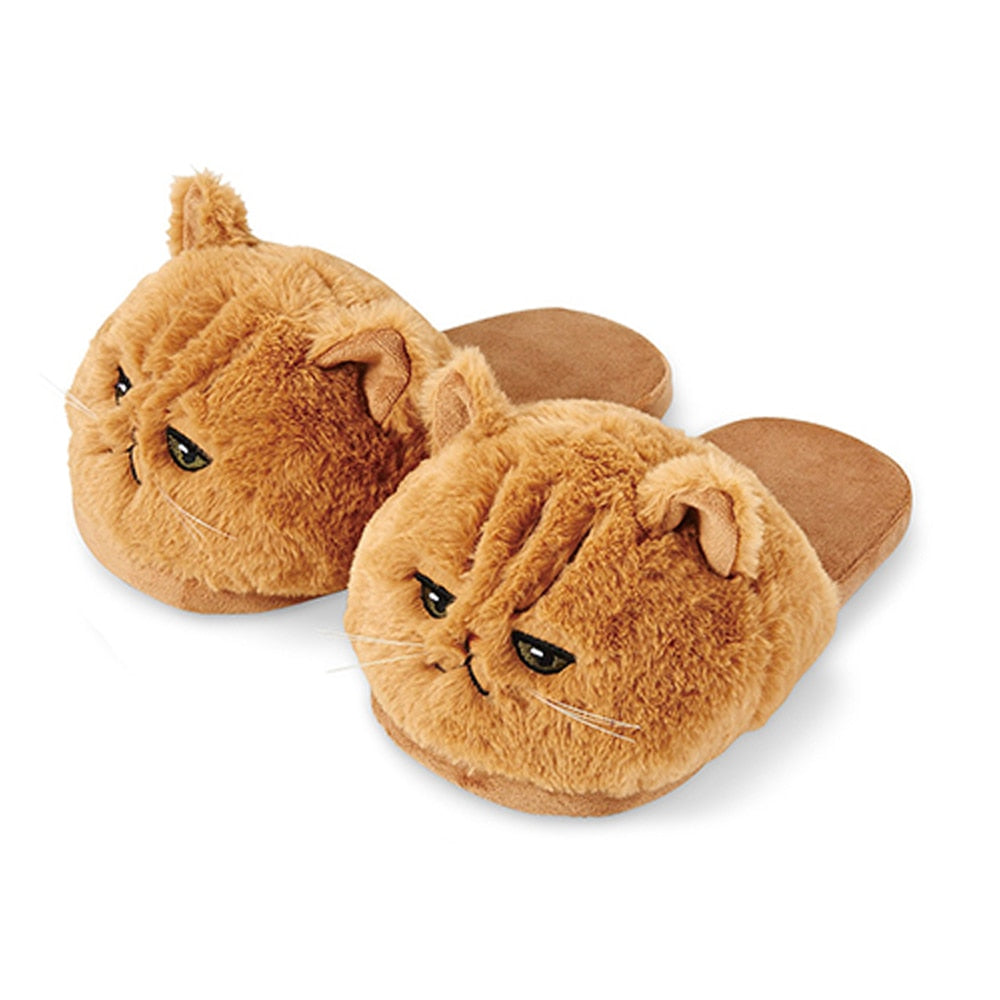 Plush Kitten Slippers