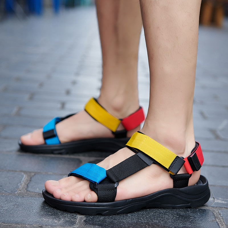 Color Block Sandals