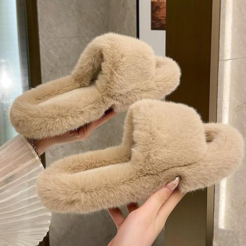 Plush Cotton Slippers