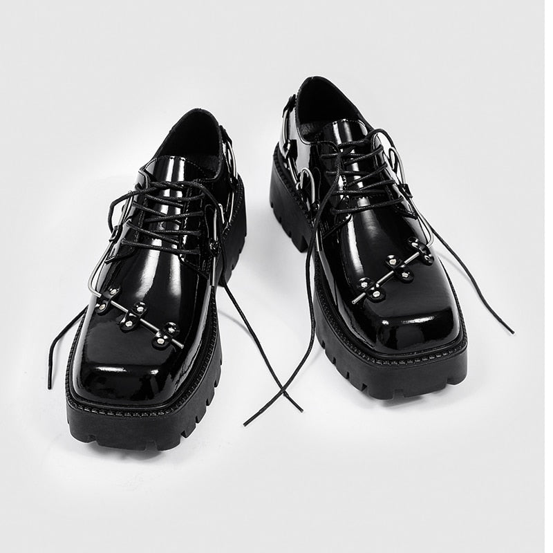 Slash Brogue Oxfords